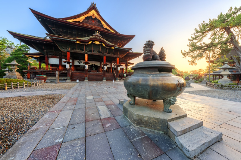 Zenkoji-tempel in Nagano