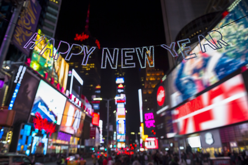 New York Times Square nieuwjaar