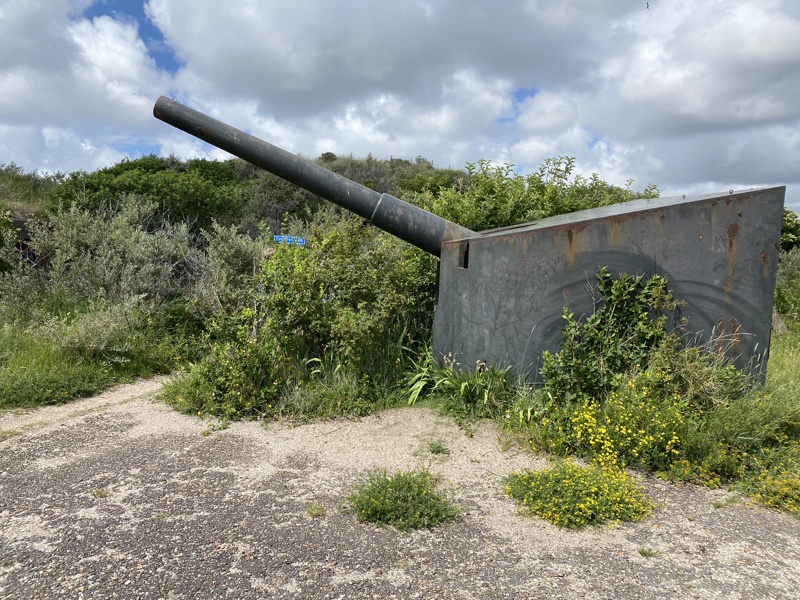 Bunkermuseum in IJmuiden in Noord-Holland