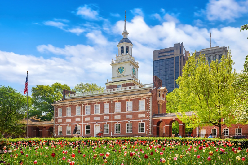 Philadelphia vakantie Independence Hall