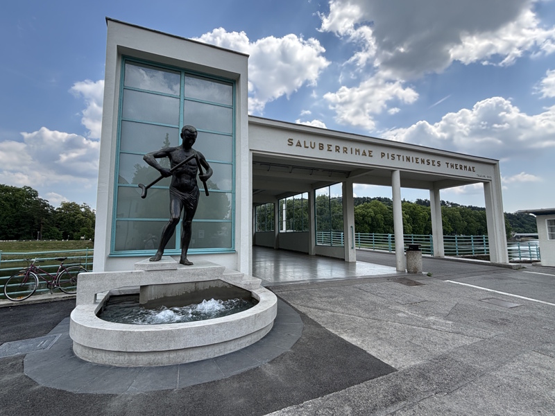 Piestany Colonnadebrug beeld