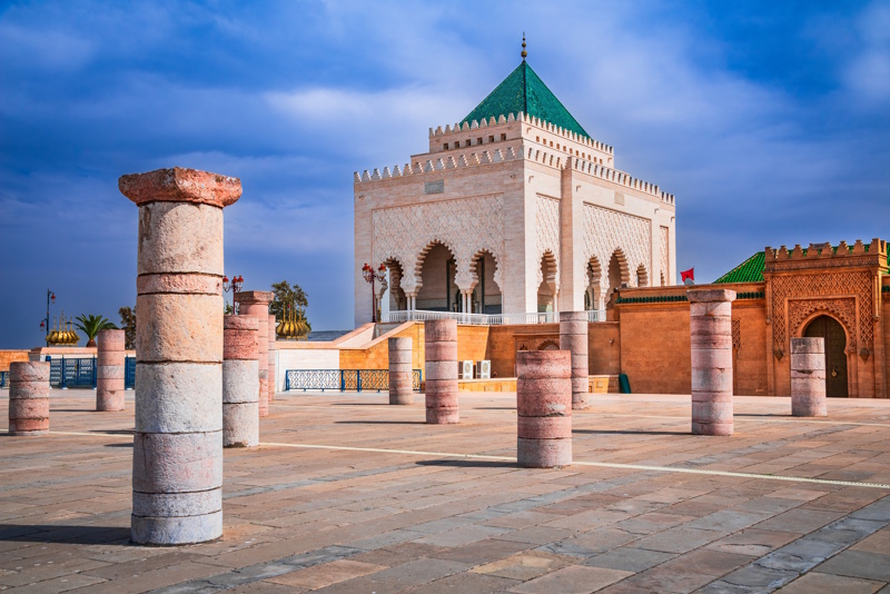 Rabat mausoleum plein