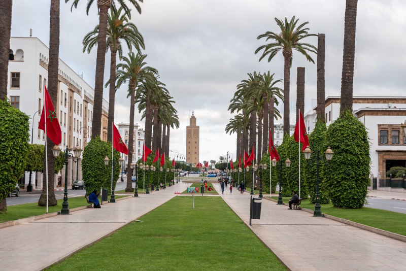 Rabat vakantie boulevard