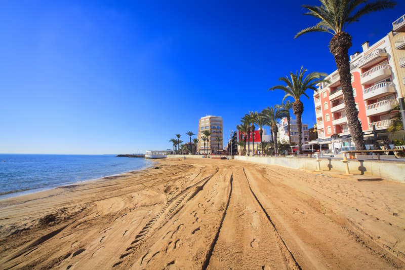 Torrevieja strand Cura