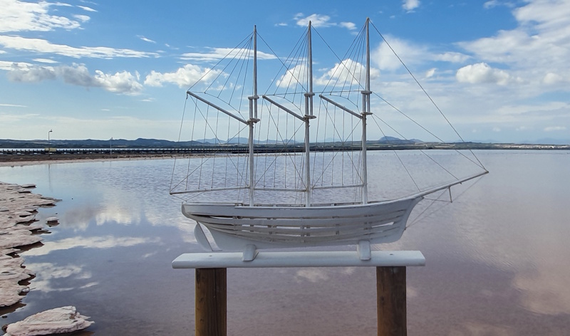 Torrevieja zoutwinning schip