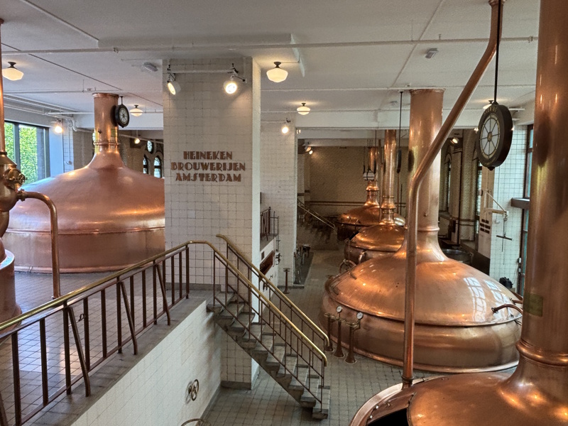 Brouwketels Heineken brouwerij Amsterdam