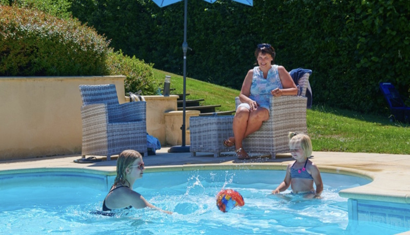 Frankrijk gezin vakantie met zwembad