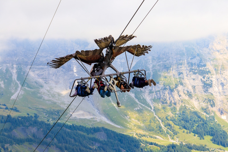 Grindelwald First zweven