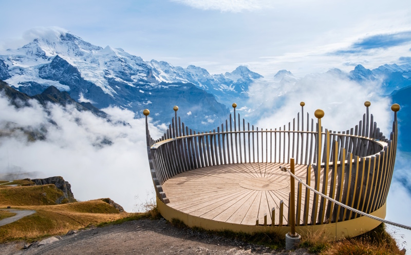 Grindelwald Mannlichen uitzicht