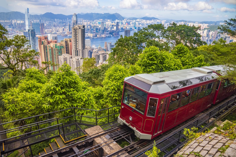 Berg Victoria Peak Hongkong
