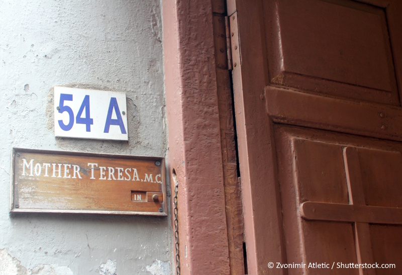 Moeder Teresa in Kolkata