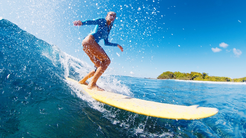 Malediven surfer