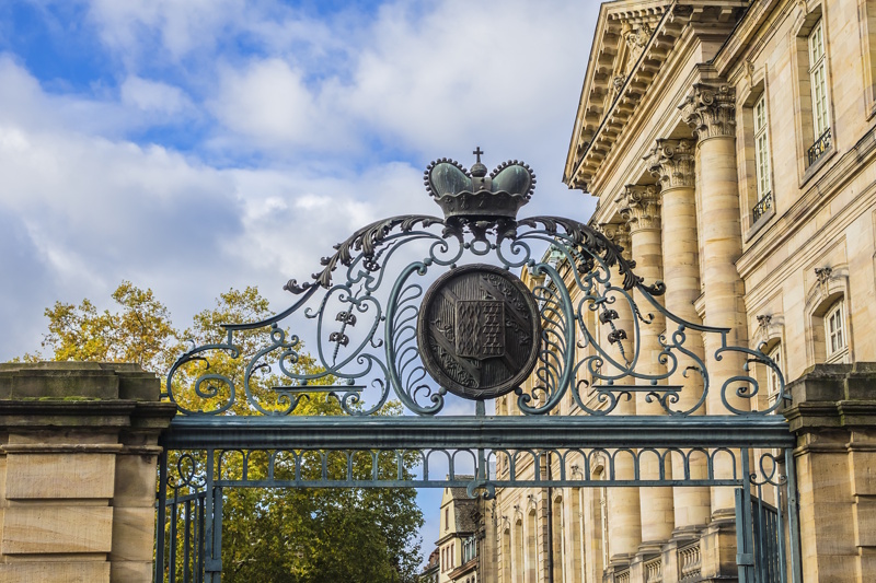 Straatsburg Palais entree