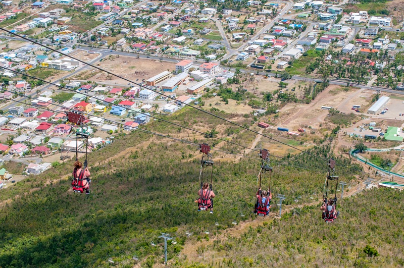 Sint Maarten zipline