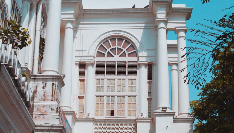 Gebouw Connaught Place Delhi