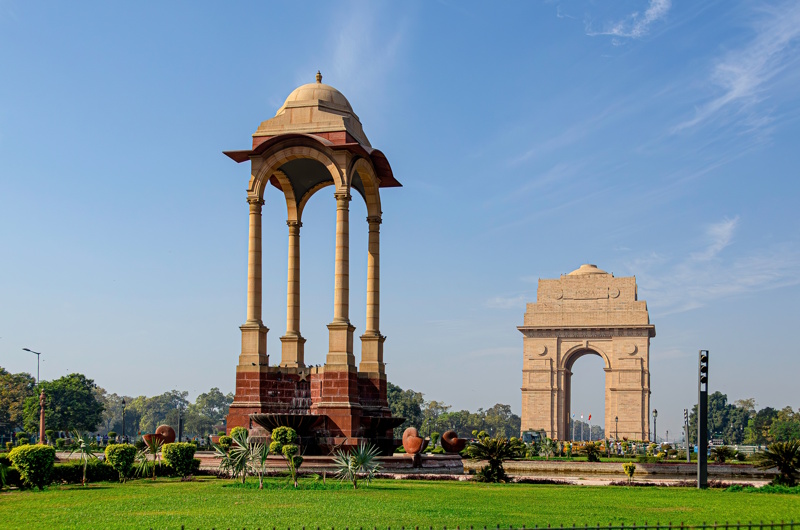 Park bij Delhi Gate