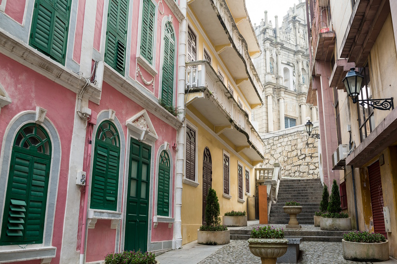Macau vakantie straatje