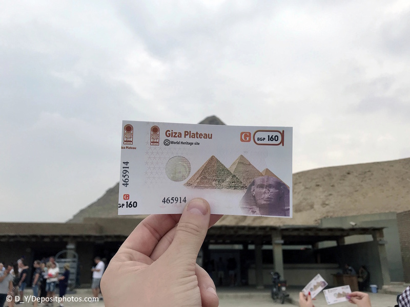 Piramides Gizeh ticket