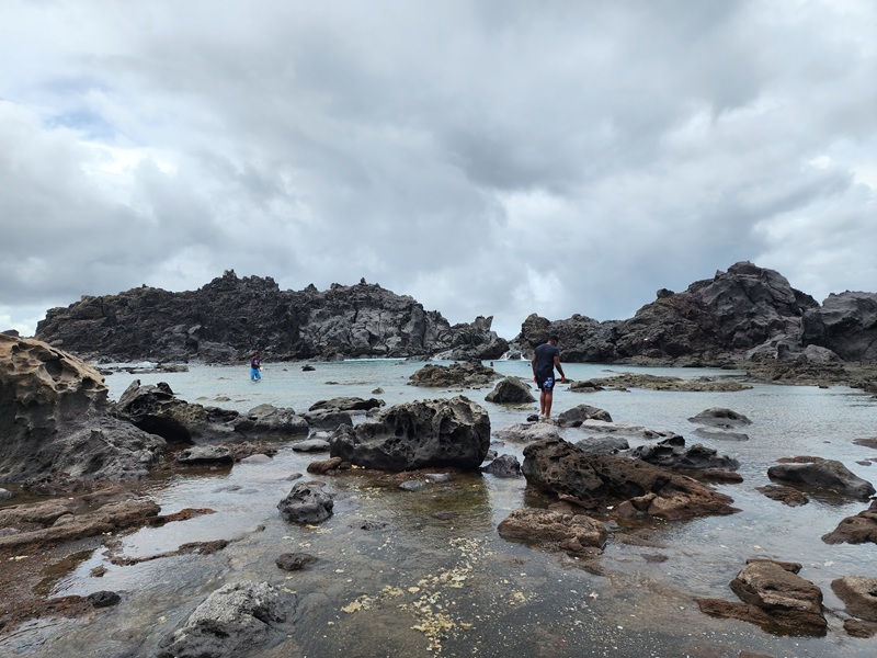 Saint Vincent en de Grenadines Owia salt pond