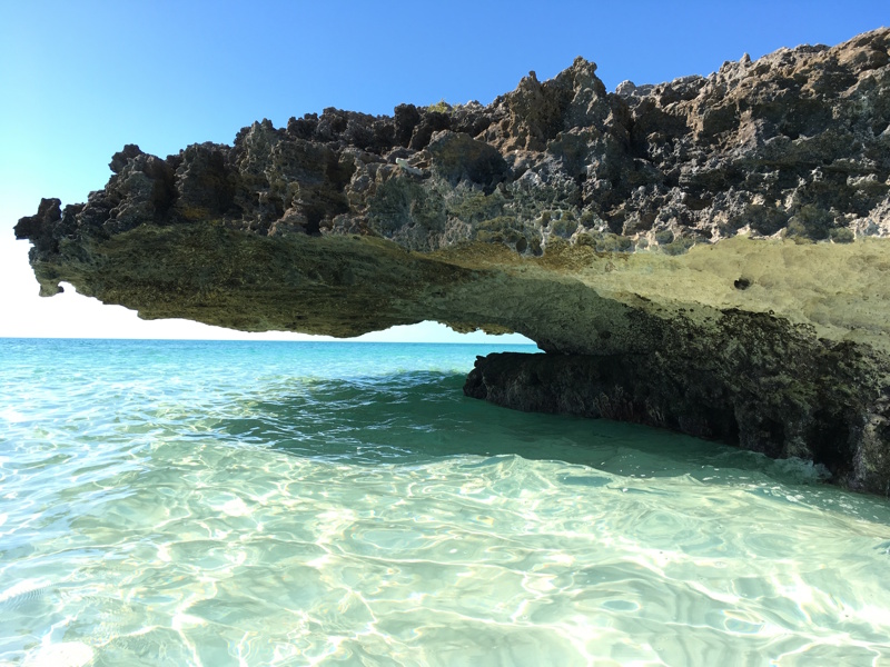 Rots Turks Caicoseilanden Long Bay Beach