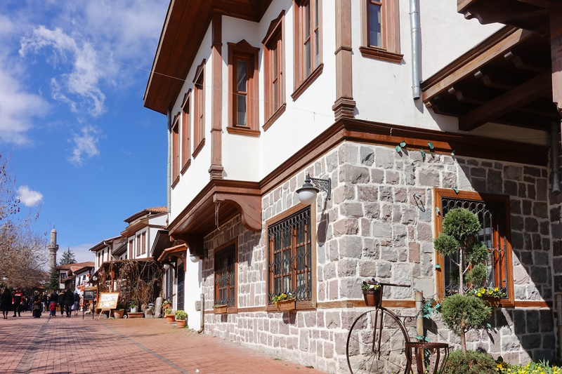 Ankara Hamamonu oude wijk