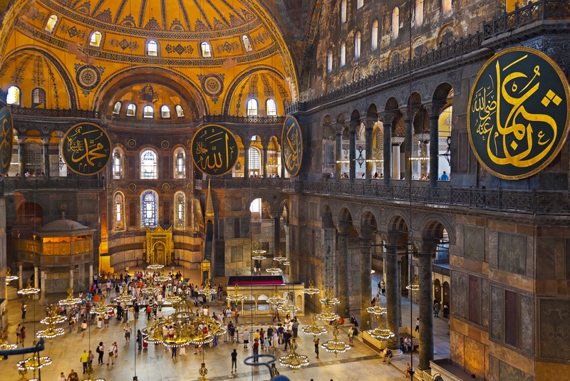 Interieur Hagia Sophia Istanbul