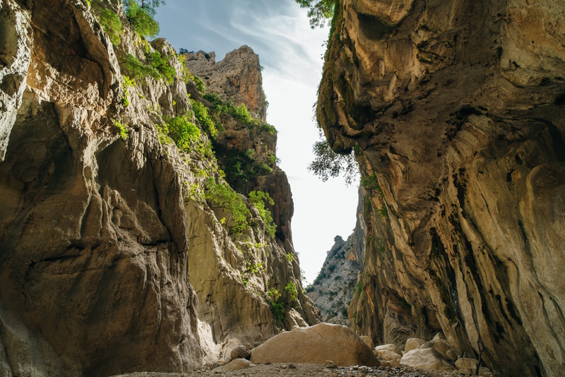 Italië natuur Gorropu kloof