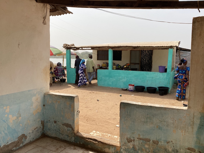 Janjanbureh rivieroever