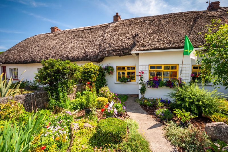 Adare Village bij Limerick