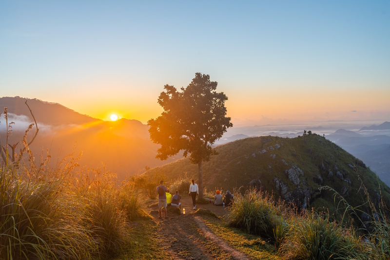 Zonsopkomst Little Adam's Peak