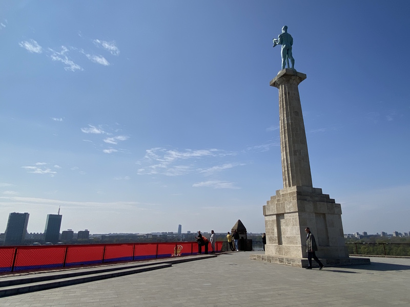 Belgrado fort uitzicht