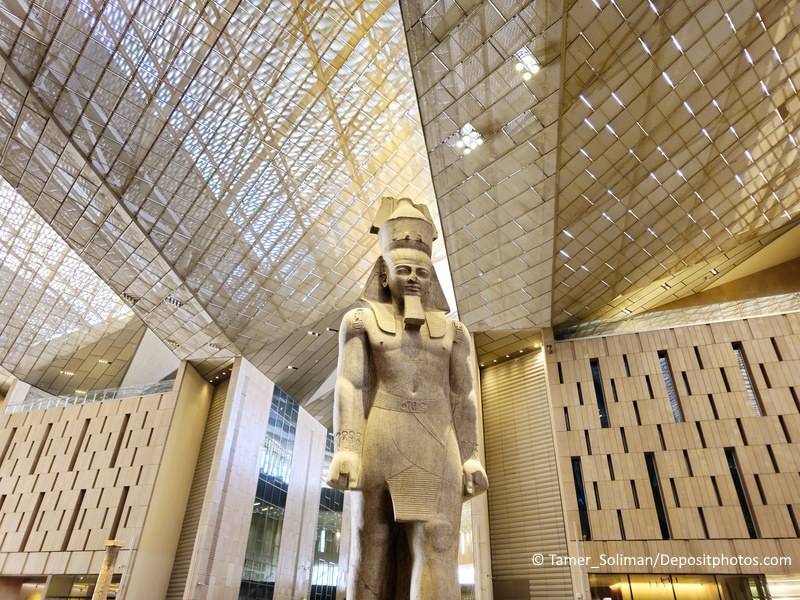 Standbeeld Egyptisch Museum Cairo