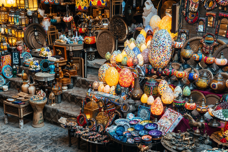Khalili bazaar in Cairo