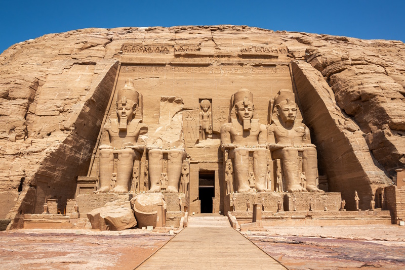 Abu Simbel in Egypte