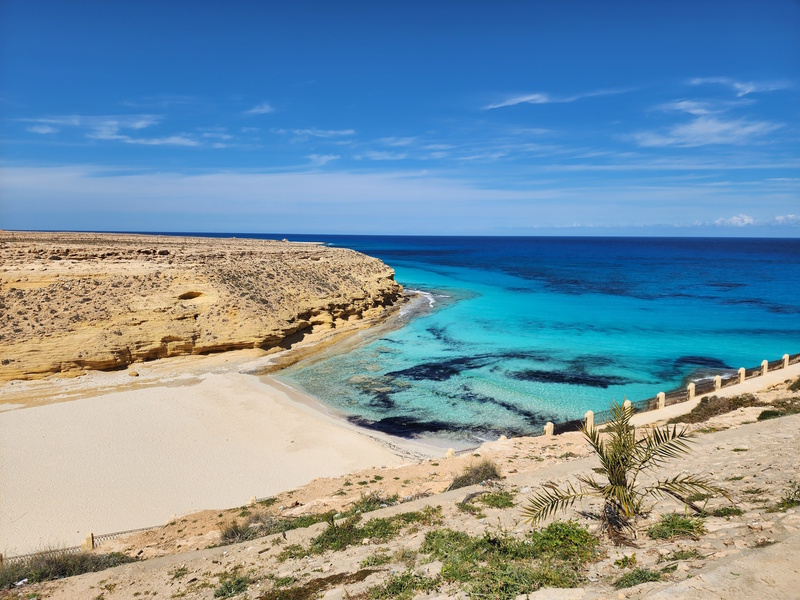 Agiba strand in Egypte