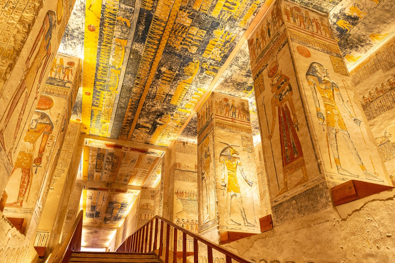 Tombe Vallei der Koningen in Egypte