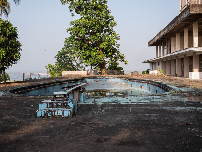 Liberia hotel ruïne