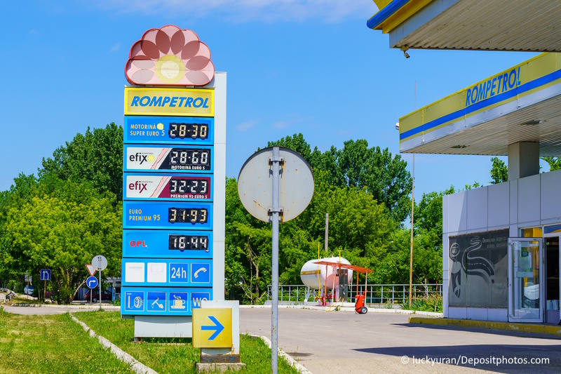 Moldavië tankstation