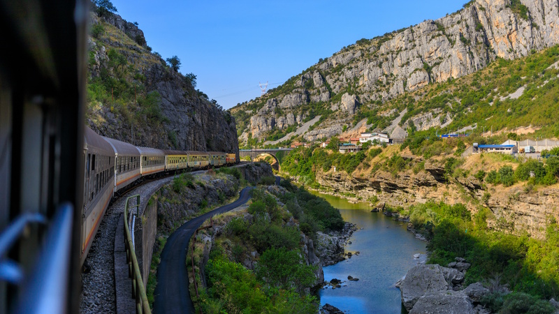 Servië trein Montenegro