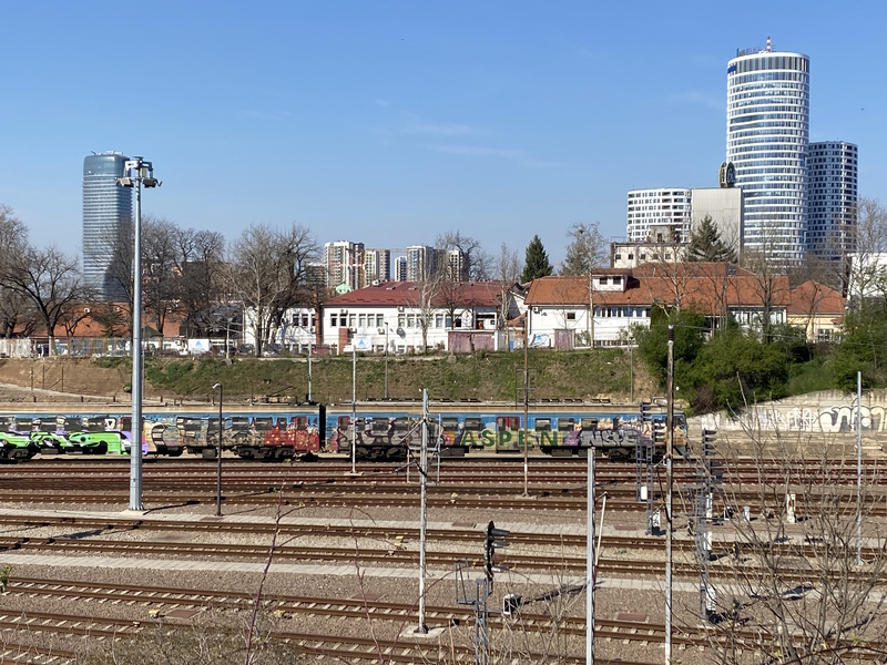 Servië trein sporen