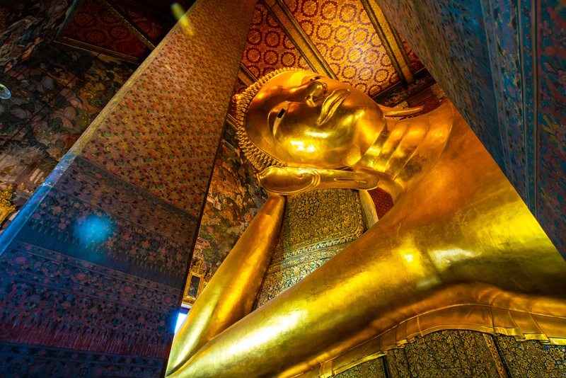 Boeddha Wat Pho Tempel Bangkok