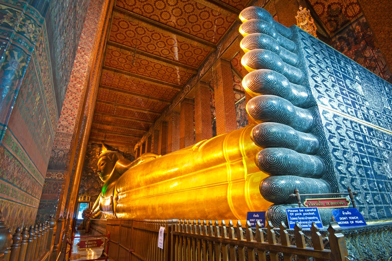 Liggende Boeddha Wat Pho Tempel Bangkok