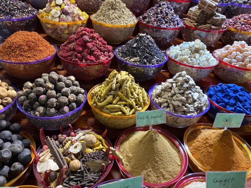Dubai souk kruiden