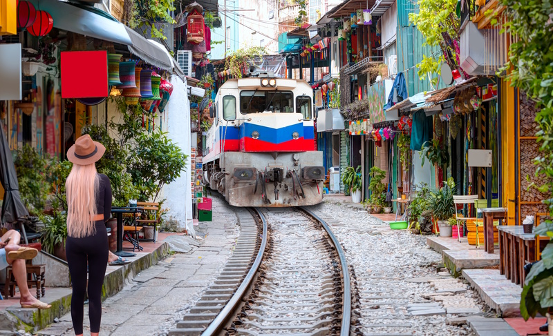 Train Street in Hanoi