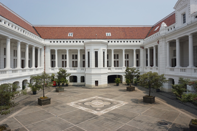 Binnenplaats Bank Indonesia Museum Jakarta