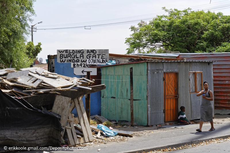 Kaapstad township straat