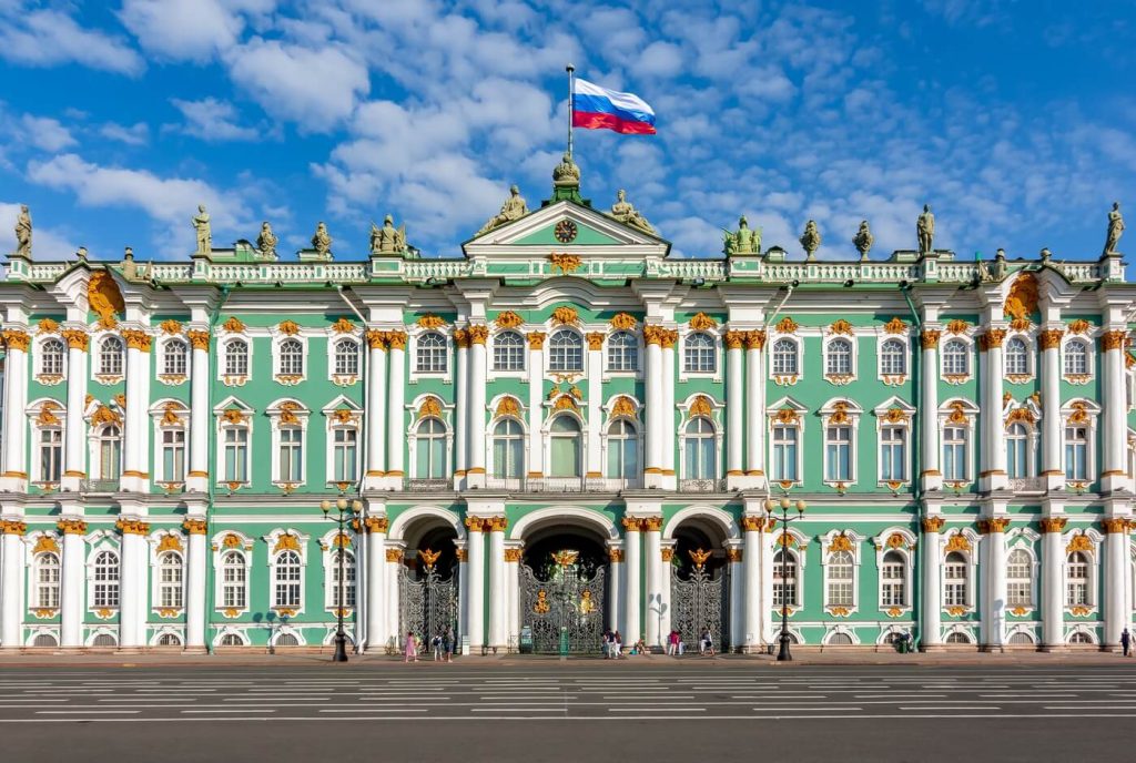 Hermitage in Sint-Petersburg