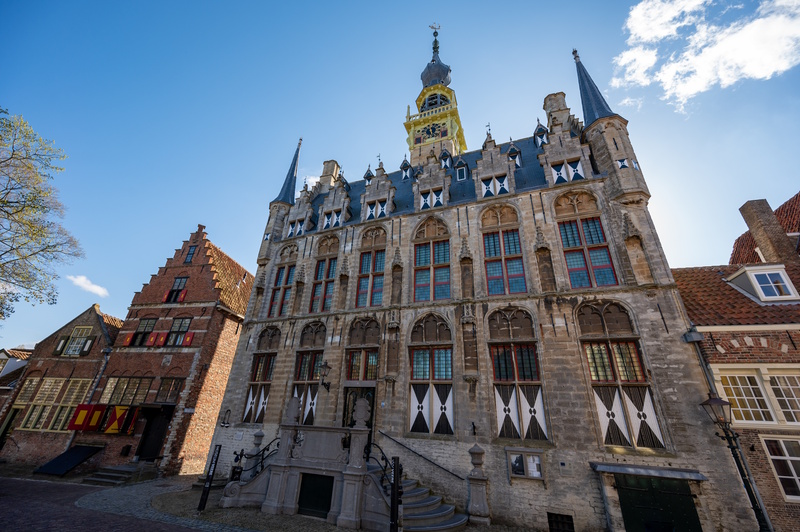 Zeeland Veere stadhuis