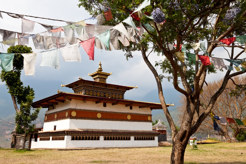 Chimi Lhakhang in Bhutan