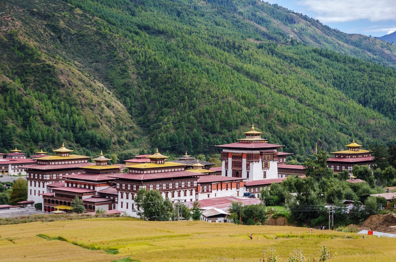 Bhutan Thimpu fortklooster